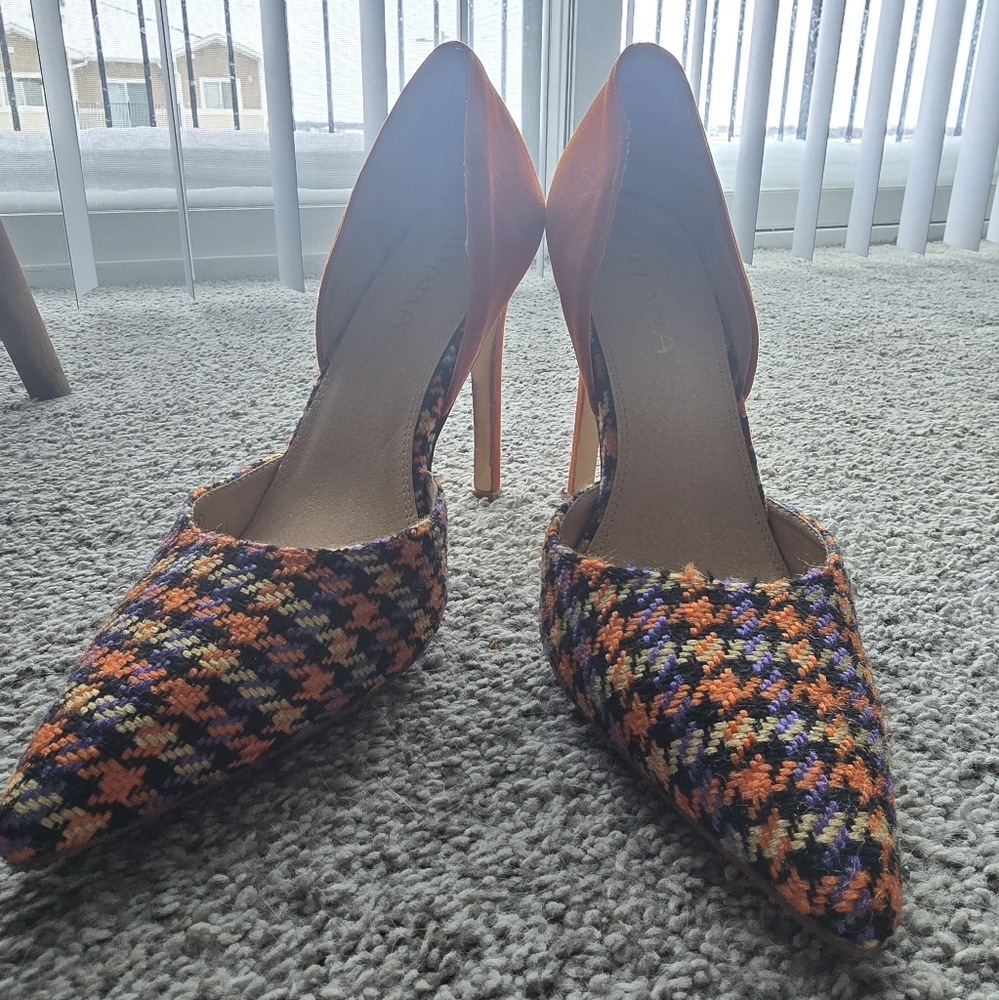 Women's Multicolor Heels - Picture 2 of 5